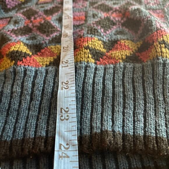 Editions by Van Heusen Geometric Jacquard Knit Sweater, Retro 90s Style, Size XL - Picture 6 of 8